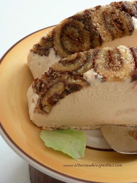 Tronco Helado de Turrón