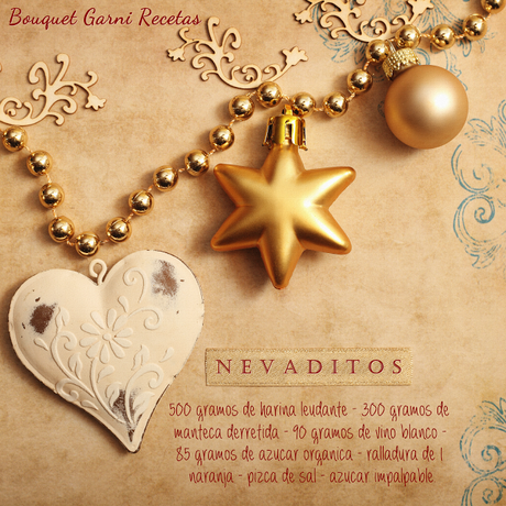 Receta de Navidad. Nevaditos (España)