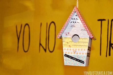 Casita de pajaros con Washi Tape