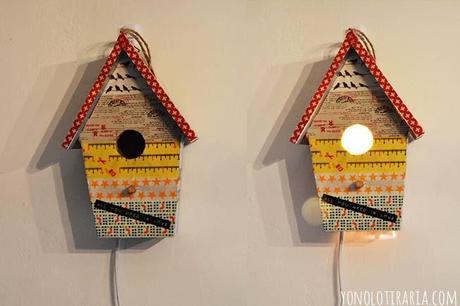 Casita de pajaros con Washi Tape