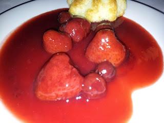 Fresas en su jugo