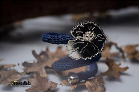 Entramada Invernal de Plata Laguna Brazalete de Paola Grijalva