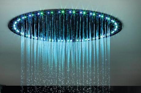 Duchas modernas con  tecnologia  LED