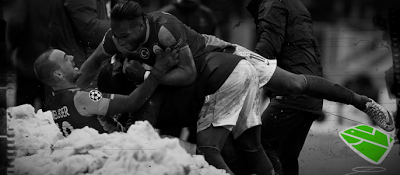 NIEVA SOBRE EL BALÓN