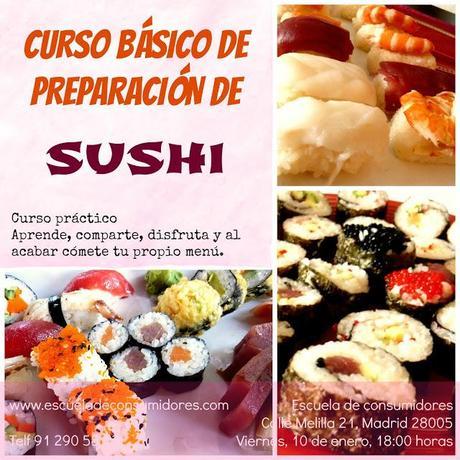 Curso básico de preparación de sushi. Enero 2014