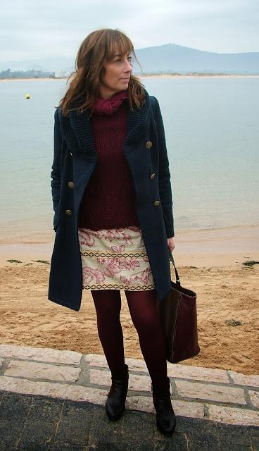 MIS LOOKS - AZUL MARINO Y GRANATE