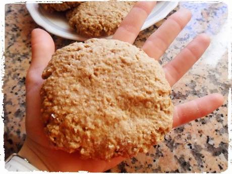 Galletas de castañas y avena