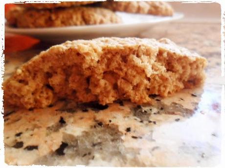 Galletas de castañas y avena
