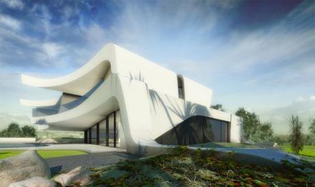 ÚLTIMAS IMÁGENES DE OBRA DE LA VIVIENDA UNIFAMILIAR DISEÑADA POR A-CERO EN EL N.E. DE MADRID