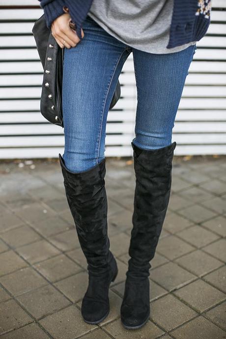 OUTFITS, creep, brave soul, stuart weitzman 50/50 boots, bufanda cuadros zara, jeans jbrand, éric gallais, seraphita.  