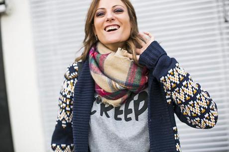OUTFITS, creep, brave soul, stuart weitzman 50/50 boots, bufanda cuadros zara, jeans jbrand, éric gallais, seraphita.  