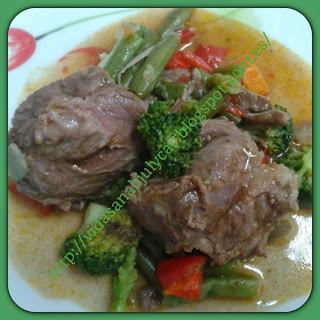 Carrilleras con verduras