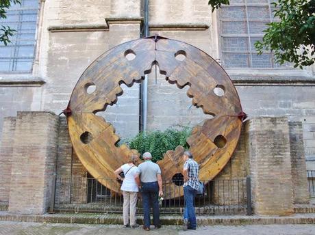 Una rueda de madera muy especial.