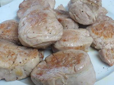 Solomillo en salsa de almendras olla GM