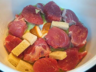 Solomillo en salsa de almendras olla GM