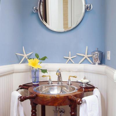 Decoración de baños en una casa de playa - Paperblog