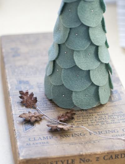 estilo nórdico escandinavo diy nochebuena navidad diy mini arboles de navidad diy deco navidad diy adornos navidad decoración navideña centros de mesa inspiración navidad blog decoración nordica escandinava adornos navidad papel tela cartulina 