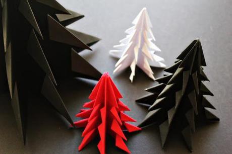 estilo nórdico escandinavo diy nochebuena navidad diy mini arboles de navidad diy deco navidad diy adornos navidad decoración navideña centros de mesa inspiración navidad blog decoración nordica escandinava adornos navidad papel tela cartulina 