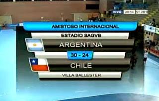 SELECCIÓN CHILENA ADULTA DE HÁNDBALL CAYÓ ANTE ARGENTINA EN PARTIDO AMISTOSO INTERNACIONAL