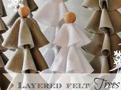 Diy...arboles navidad fieltro