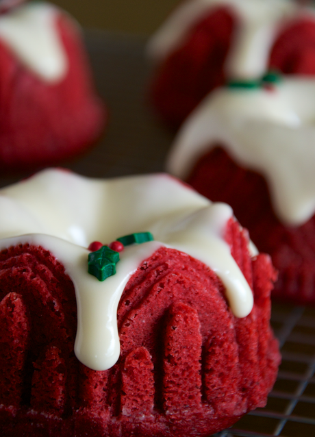 Mini red velvets de Navidad