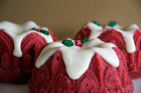 Mini red velvets de Navidad