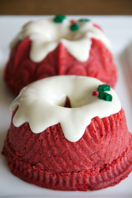 Mini red velvets de Navidad