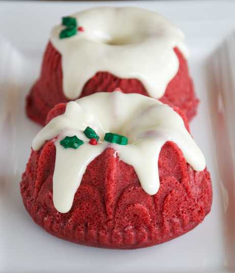 Mini red velvets de Navidad