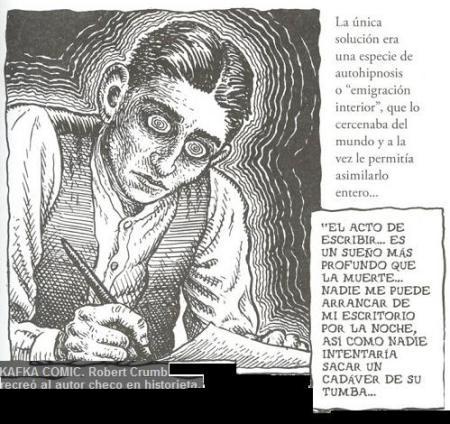 Robert Crumb - recreó a Kafka en historieta