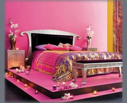 Lindos dormitorios en fucsia