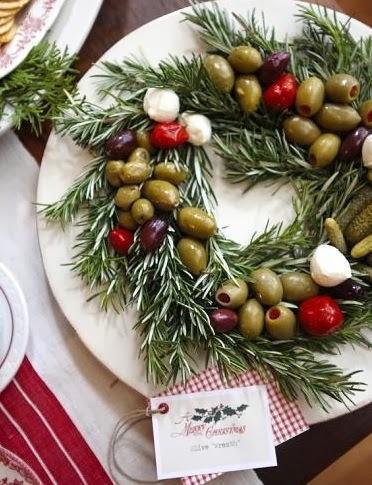 SNACKS FOR CHRISTMAS TABLE DECORATION