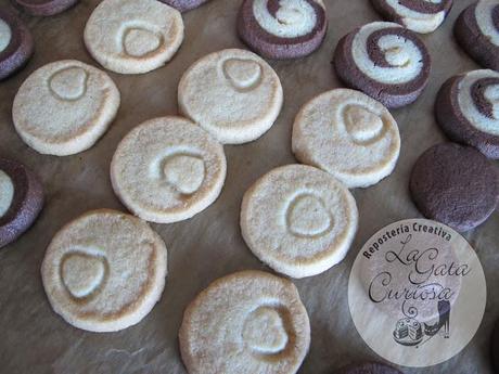 GALLETAS DE MANTEQUILLA BLANCO Y NEGRO