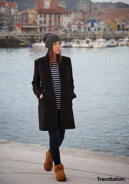 STREET STYLE INSPIRATION; UGG BOOTS.-