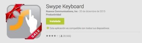El teclado Swype está rebajado por Navidad. Corre a por él El teclado Swype está rebajado por Navidad. Corre a por él