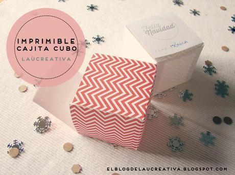IMPRIMIBLE CAJITA CUBO IMPRIMIBLE CAJITA CUBO