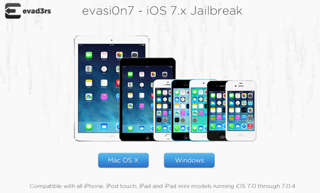 Jailbrak Ya disponible el jailbreak untethered, Evasi0n7