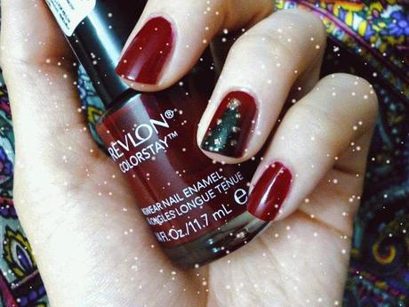 12 días de Navidad # 10: Mi intento de uñas navideñas