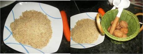 BIZCOCHO DE ZANAHORIAS CON NUECES