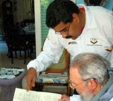 Recibe Fidel al Presidente de Venezuela en conmemoracion del primer viaje de Chavez a Cuba