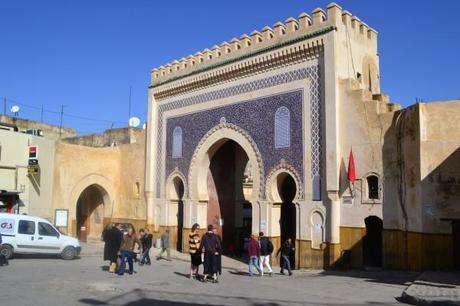 Bab Boujloud, el precioso arco de ingreso a la medina de Fez