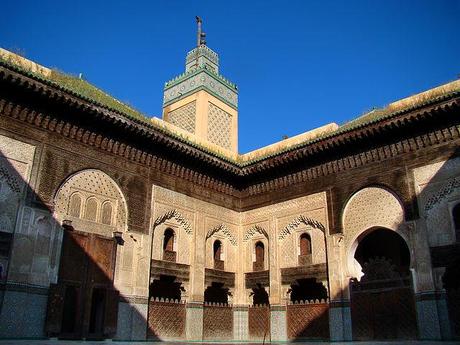 La escuela coránica Bou Inania, de excelente arquitectura islámica