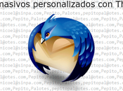 Como enviar emails personalizados lista correos contactos forma automática Thunderbird