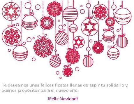 felicitacion navidad Navidades solidarias