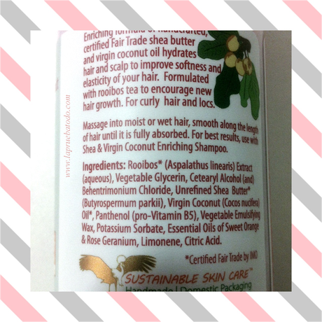 Acondicionador she&vrigin coconut with orange gernium de Alaffia