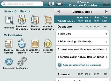 Cómo bajar de peso con la ayuda de tu smartphone Fatsecret aplicacion