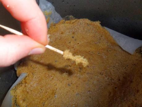 Bizcocho de harina de garbanzos