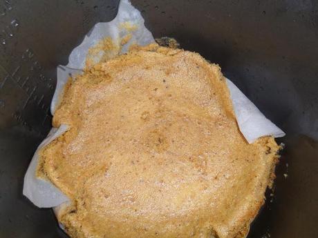 Bizcocho de harina de garbanzos