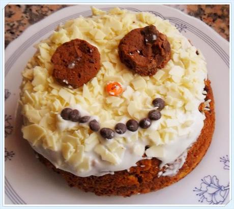 Bizcocho de harina de garbanzos