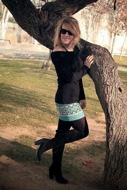 Faldas protagonistas de looks