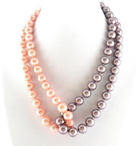 Regalos de Navidad Personalizados. Joyas de Plata Online Collar Perlas de Cristal - Joyería de Plata Online El Rincón de Mis Alhajas